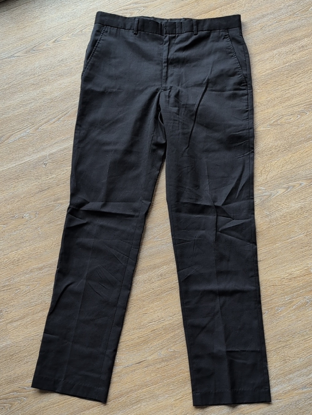 Jos. A. Bank Men's Black Dress Pants, 100% Wool, 32×32
